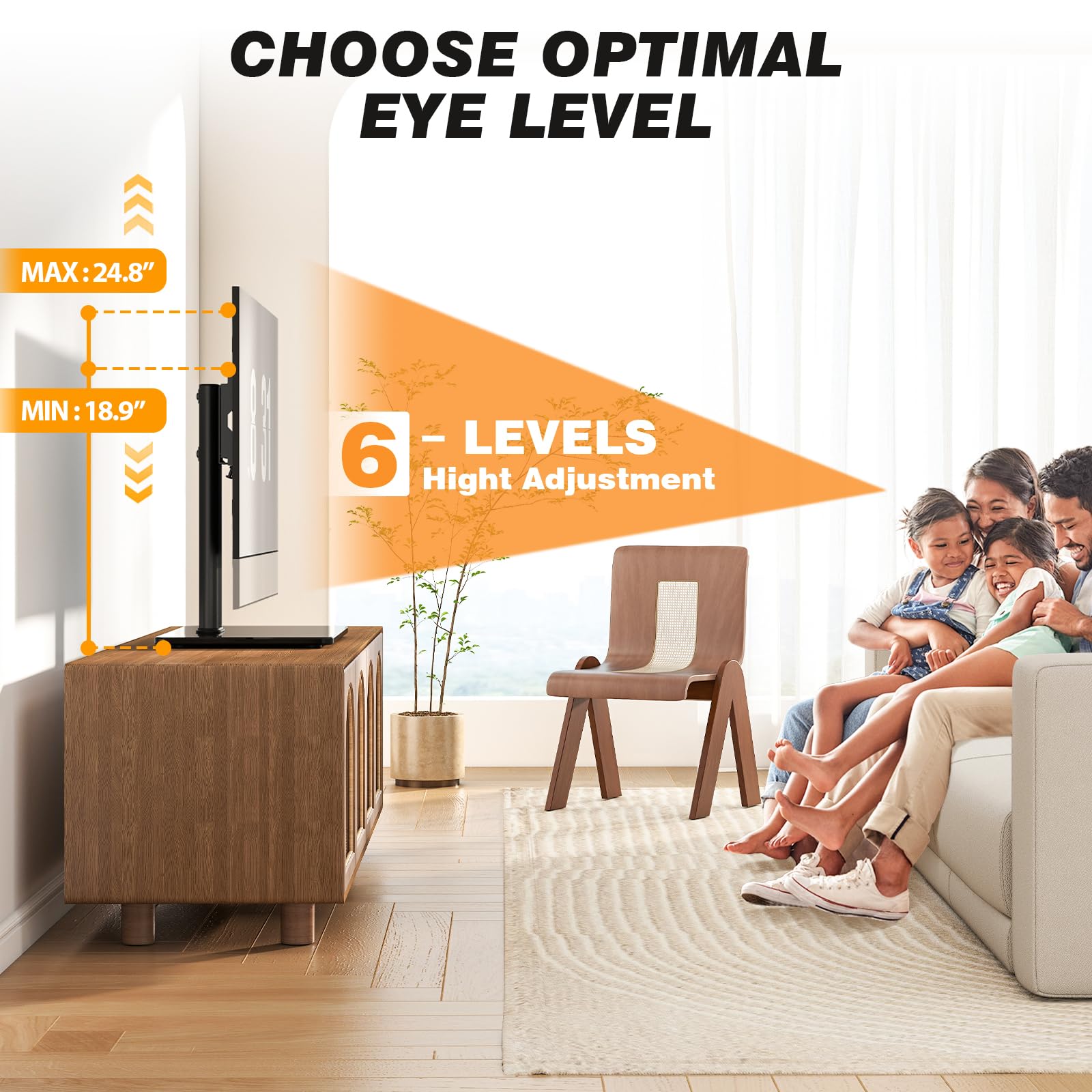 Amazon.co.jp: 5Rcom ユニバーサル回転テレビスタンド 27~60インチの